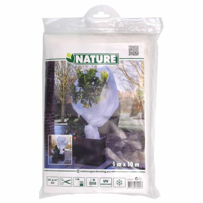 Nature Rękaw ochronny na rośliny, 30 g/m², biały, vidaXL