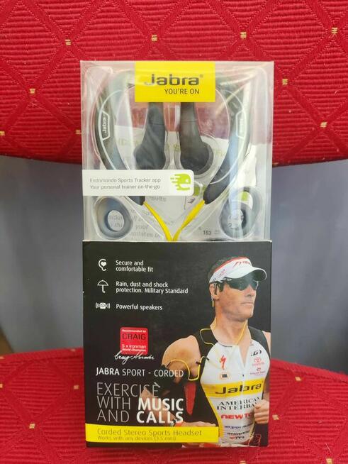 Słuchawki Jabra Sport Corded Bezprzewodowe Douszne Sportowe