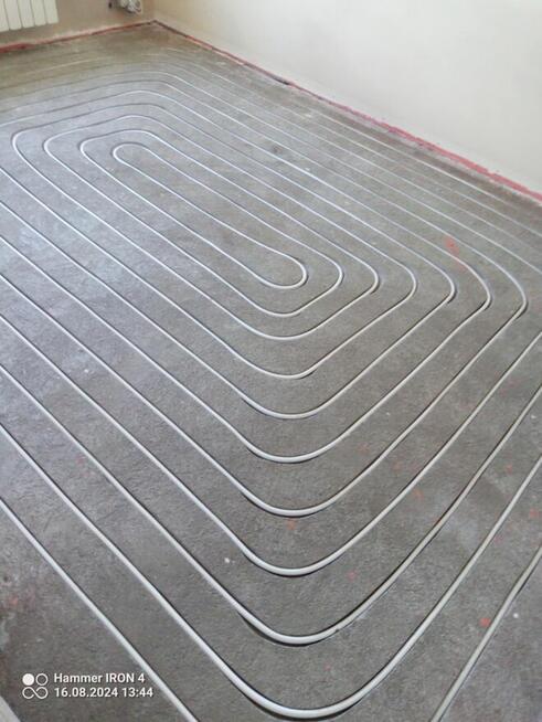 Frezowanie pod ogrzewanie podłogowe