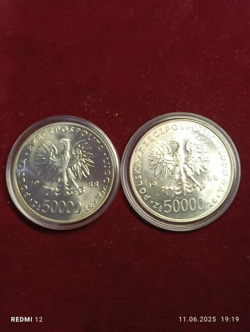 50000 zł Józef Piłsudski 1988 L