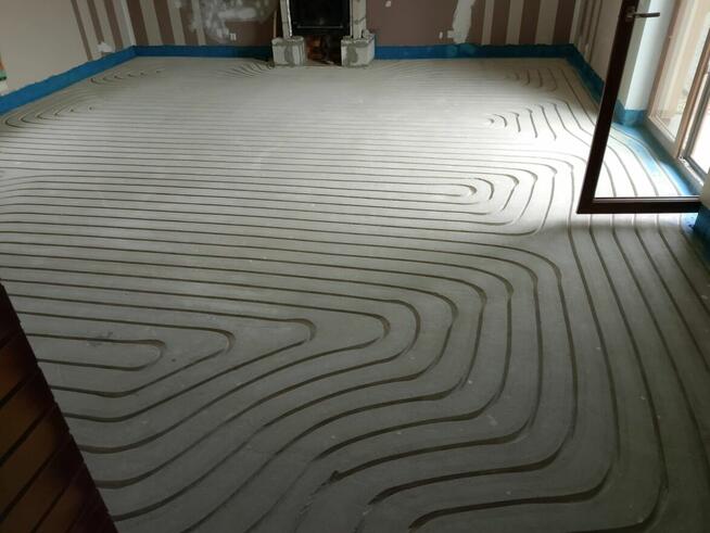 Frezowanie pod ogrzewanie podłogowe