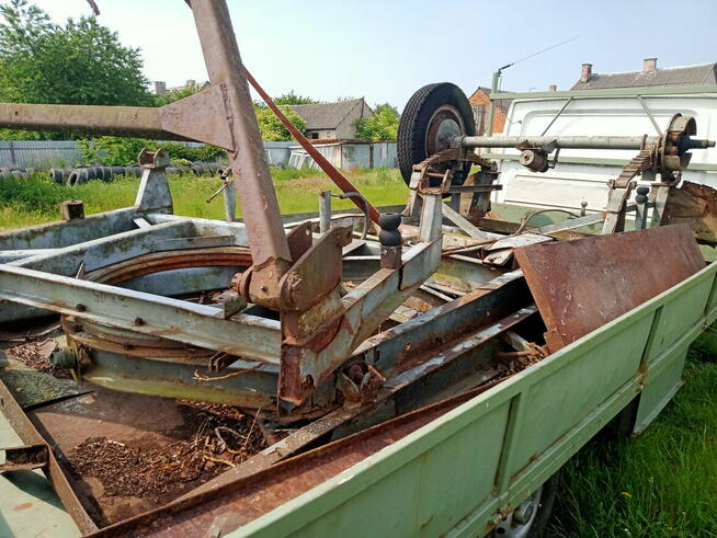 Przyczepa wywrotka d47a wywrot 3 strony dowóz