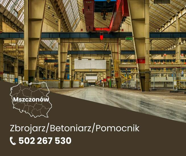 praca Mszczonów. pracownik fizyczny, budowlany