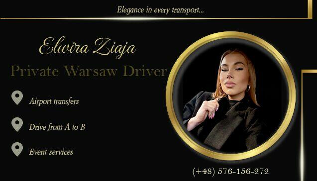 Prywatny szofer/driver/kierowca VIP