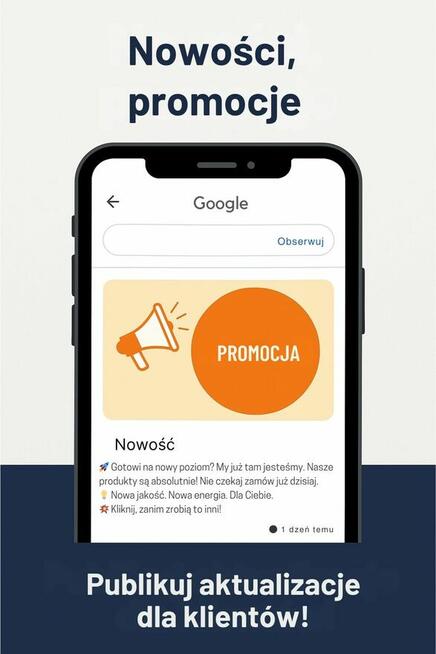 Zadbaj o widoczność swojej firmy w Google!