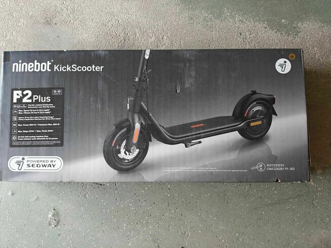 NOWA z GWAR hulajnoga elektryczna ninebot KickScooter F2Plus