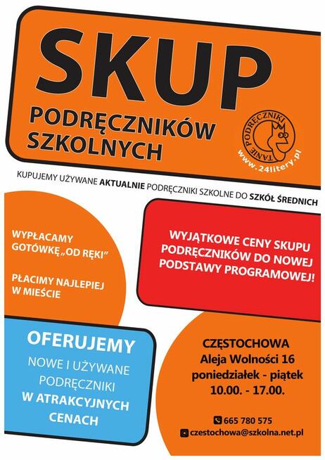 SKUP PODRĘCZNIKÓW SZKOLNYCH