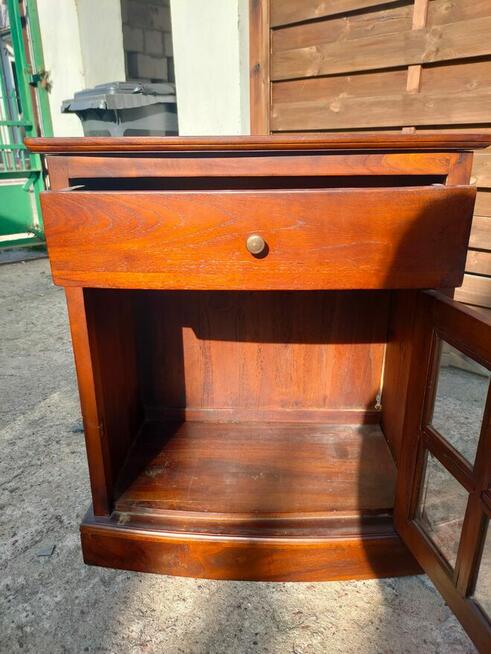 Witryna szafka barek drewniana drewno kolonialna WYPRZEDAŻ!