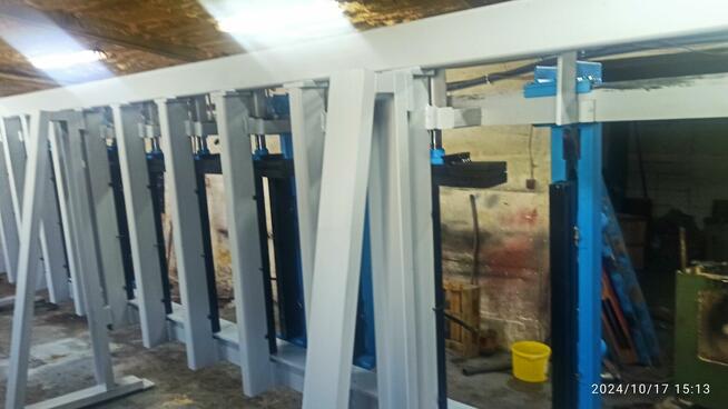 Prasa do klejonki hydraulika ścisk pionowy Hess