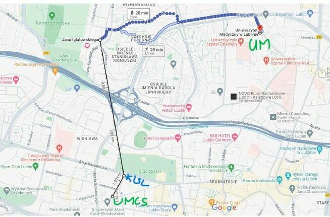 3 pokoje, po remoncie Dolny Czechów Uniwersytet Medyczny