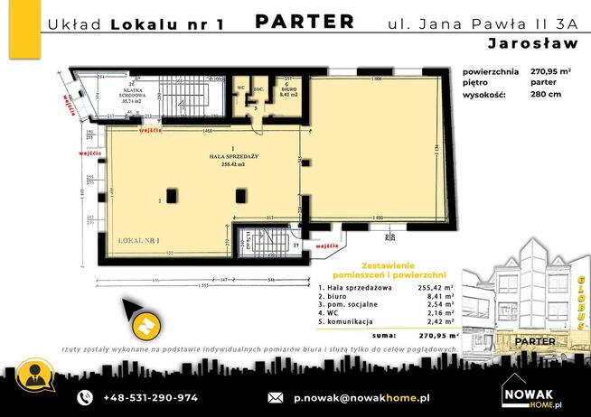 Lokale na wynajem/ Jana Pawła II 3a Jarosław
