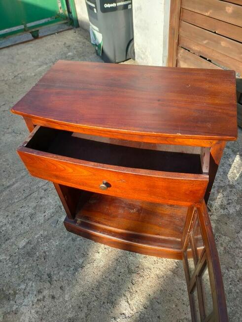 Witryna szafka barek drewniana drewno kolonialna WYPRZEDAŻ!