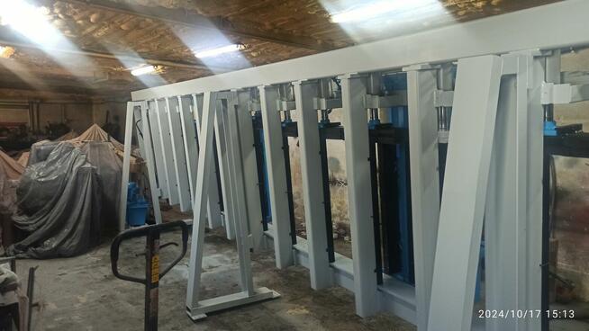 Prasa do klejonki hydraulika ścisk pionowy Hess