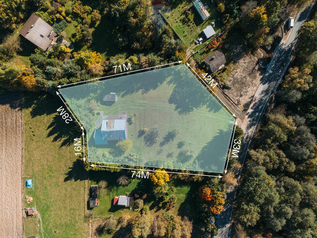 Działka budowlana 42 ar