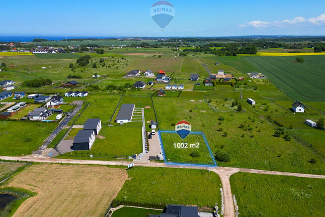 Działka budowlana 1182 m² / 1000 m od Morza Gąski