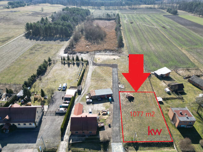 Działka budowlana Sierakowice gm. Sośnicowice, Kozielska