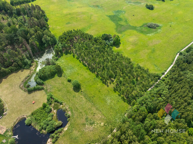 Działka z lasem 13 km od Olsztyna