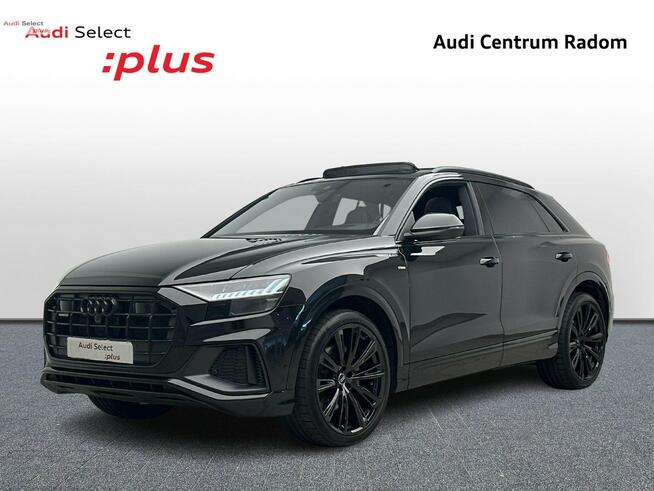 Audi Q8 3.0 TDI 286KM Quattro Sline Oś skrętna Matrix B&O Advance Noktowizor