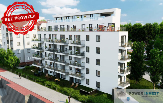 Słoneczny apartament 3-pokojowy z tarasem 35 m2