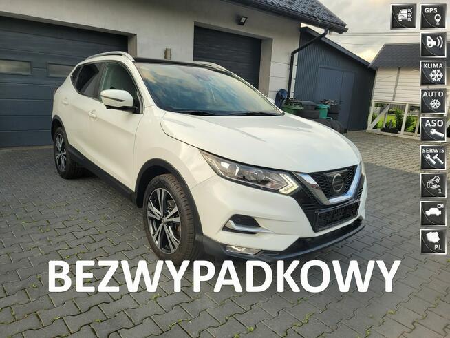 Nissan Qashqai LIFT*kamera cofania*nawigacja*relingi*panorama*opłacony*niski przebieg