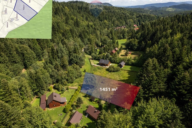 Działka inwestycyjna w leśnym zaciszu, Targoszów