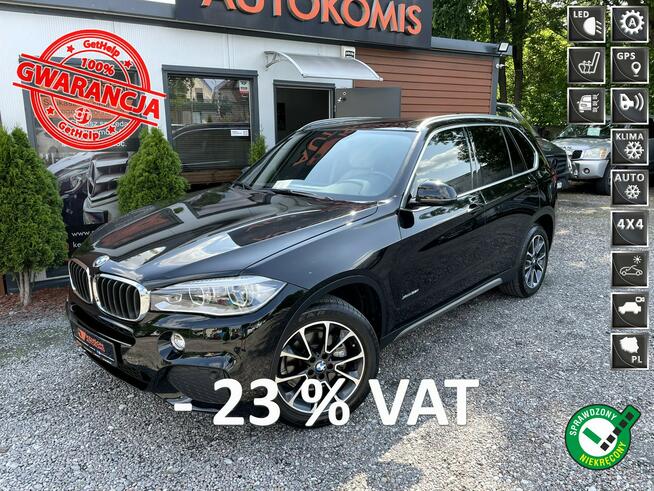 BMW X5 Adaptive LED, Klima, Temp, 4x Grzane Fotele, Panorama, Ambiente, HAK