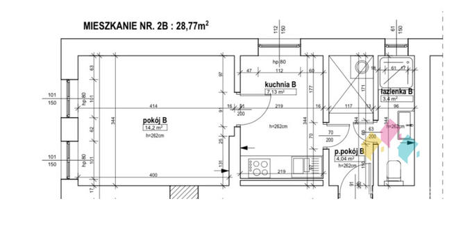 Stare Miasto kawalerka po remoncie, I piętro 29 m2