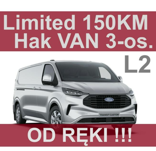Ford Transit Custom Limited 150K L2 Hak Full Led Dostępny od reki !! Niska cena !!