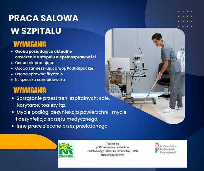 PRACA JAKO SALOWA W SZPITALU