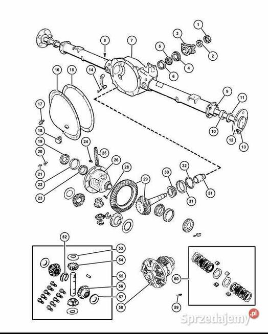 Zestaw naprawczy łożyska koła Jeep Cherokee KJ