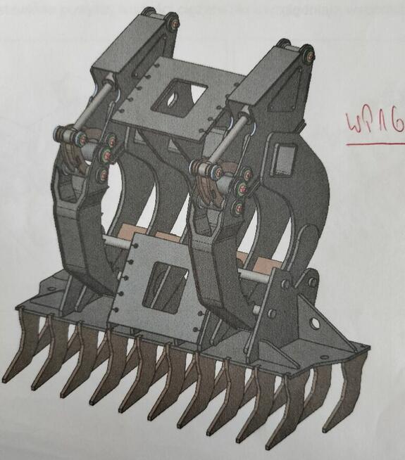 Łyżka Chwytakowa Trevi Benne KARCZOWNIK WP16 + GRZEBIEŃ BF56