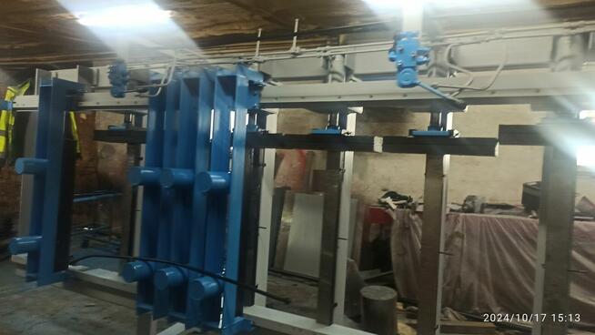 Prasa do klejonki hydraulika ścisk pionowy Hess