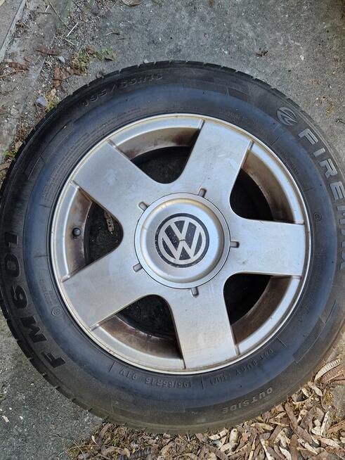Koła komplet kół 195/65 R15 91V znaczki Volkswagen