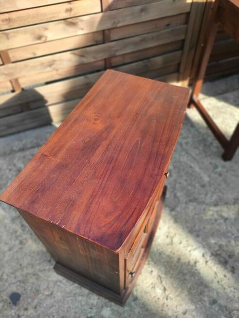 Witryna szafka barek drewniana drewno kolonialna WYPRZEDAŻ!