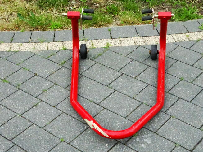 Podnośnik motocyklowy stojak tył.
