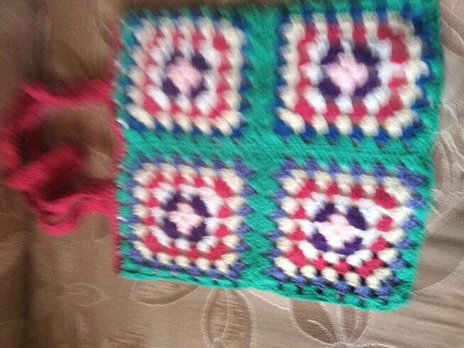 Torba robiona na szydełku