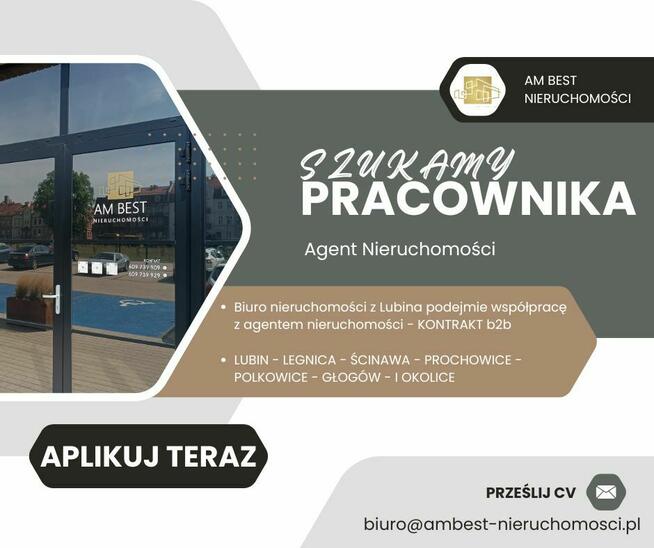 Szukamy agenta nieruchomości - kontrakt B2B
