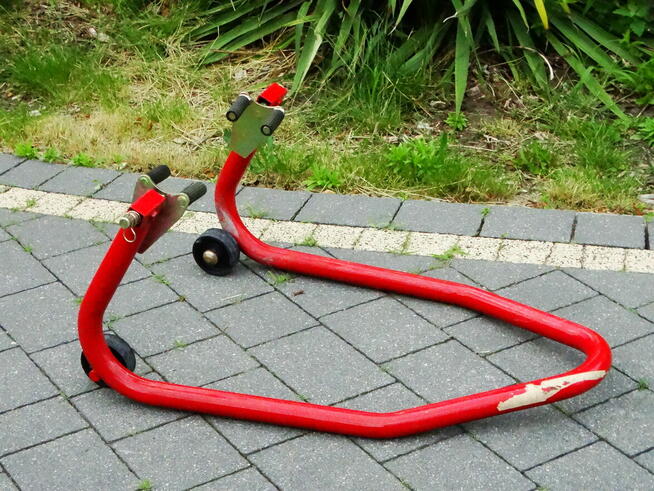 Podnośnik motocyklowy stojak tył.