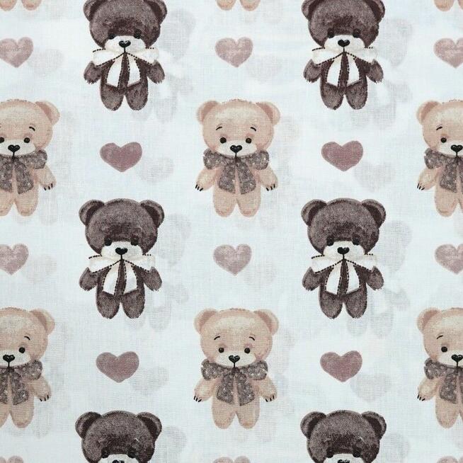 Bawełniana Poszewka Na Poduszkę – Misie do Przytulania