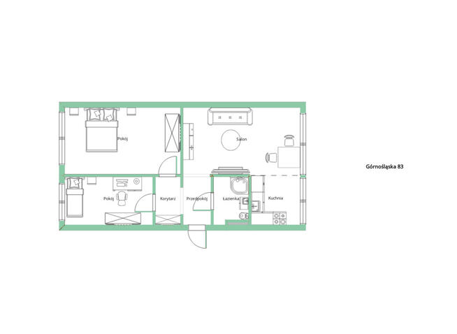 Gotowe 3-pokojowe mieszkanie przy Galerii Amber
