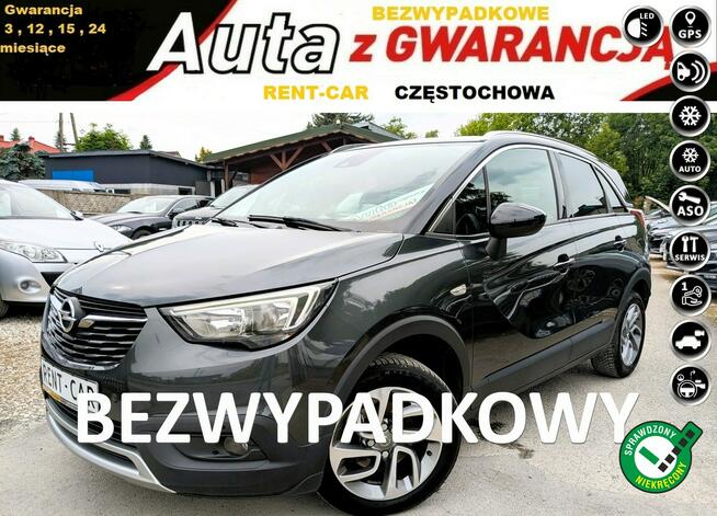 Opel Crossland X 1.2i*110PS*OPŁACONY Bezwypadkowy*Klimatronik Serwis VIP GWARANCJA24M