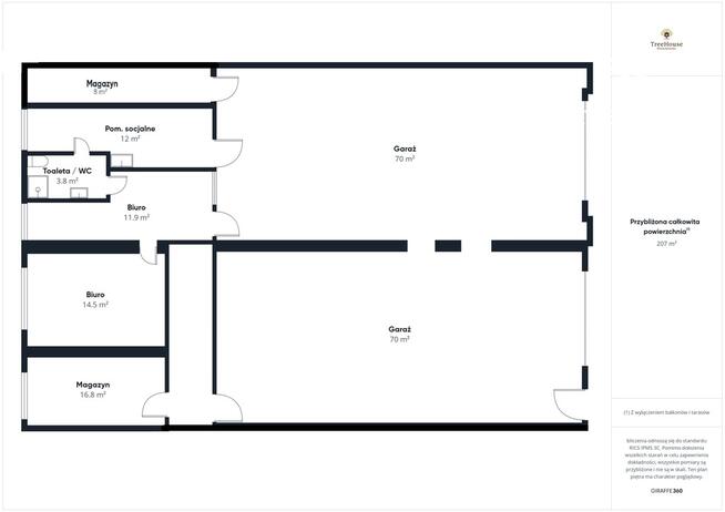 Warsztat z halą i biurem, Olsztyn ul. Tracka 5