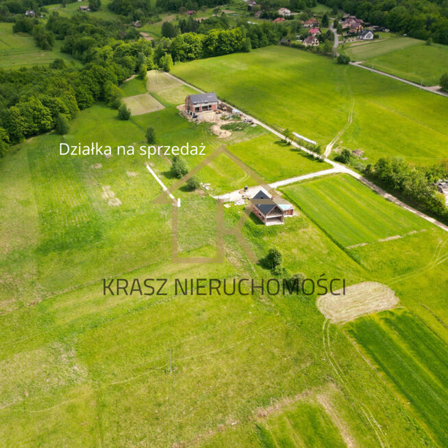 Unikatowa działka budowlana 59 arów w Wiśniowej