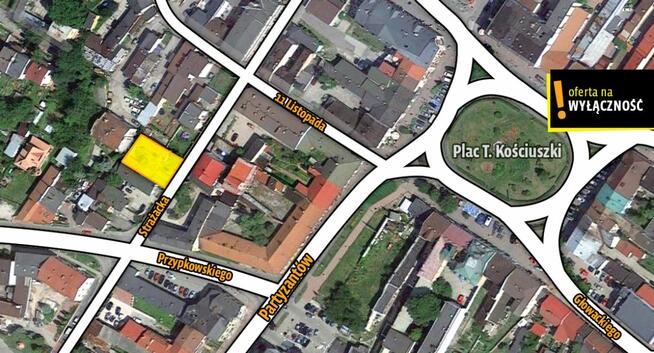 Działka budowlana Jędrzejów, Strażacka