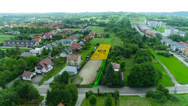 Działka z pięknym widokiem na tereny zielone