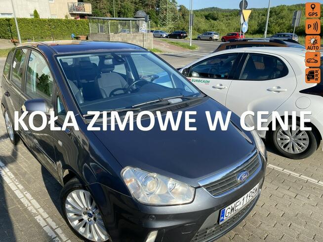 Ford C-Max Titanium,panorama ,czujniki,nawigacja,drugie koła,podg. szyba czołowa