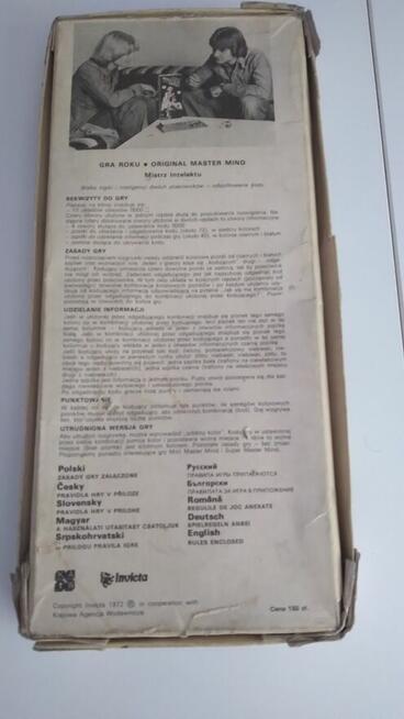 Gra Master Mind ( duży i mały ) - z 1972 r.