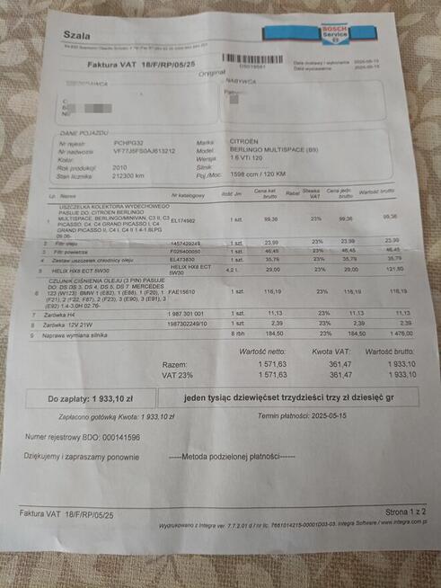 Citroen Berlingo 2010