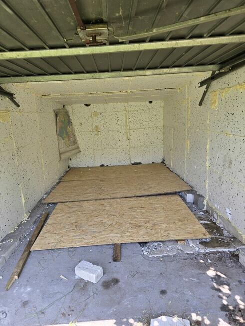 Do wynajęcia garaz blaszany na posesji prywatnej ogrodzony