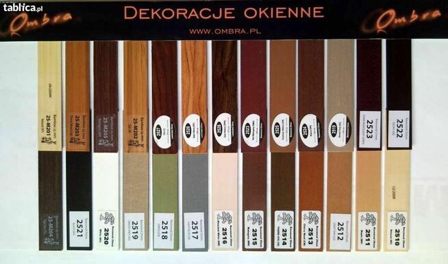 żaluzje drewniane Bambusowe Piaseczno Warszawa Na wymiar 50m